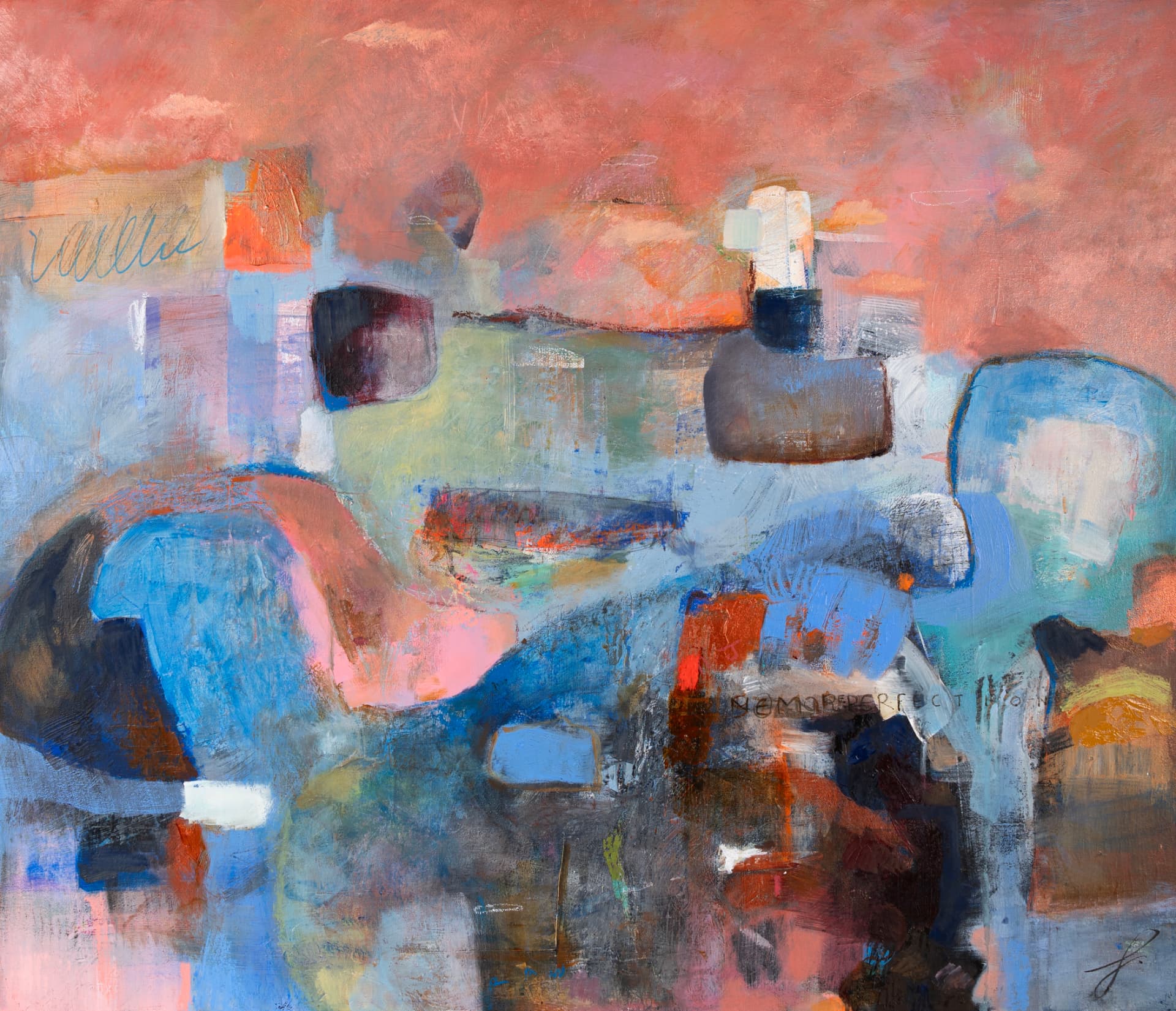 No Perfection — abstract painting by Jalpa Patel